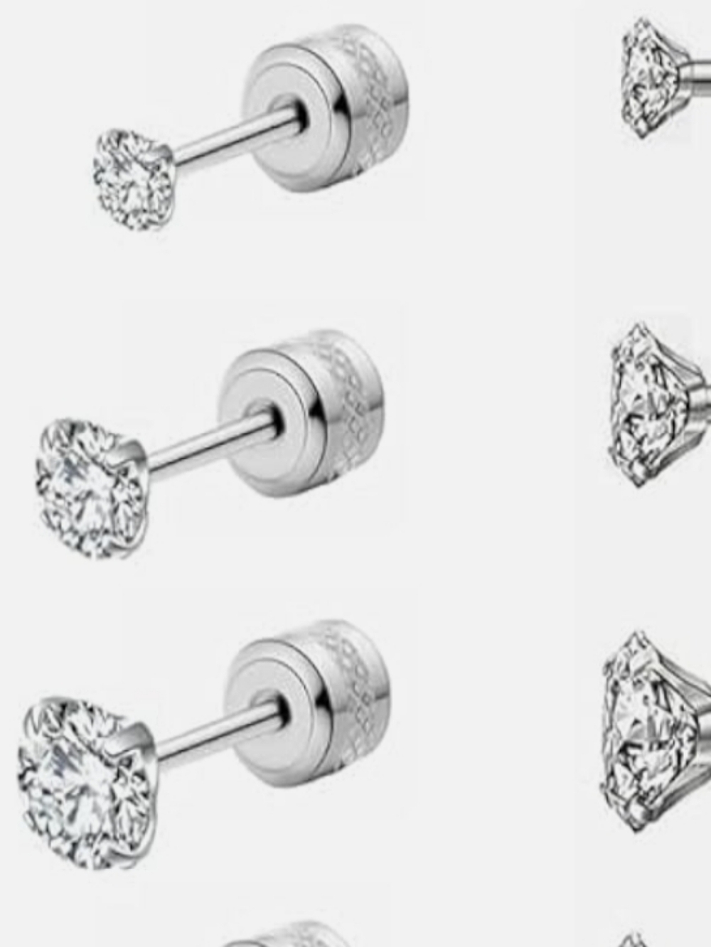 Screw Back Stud Earrings